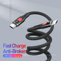 Remax PD Flash charge RC-151CC 5A two-color braid data Fast Charge Metal Charging For Iphone Usb C To Lighting Cable